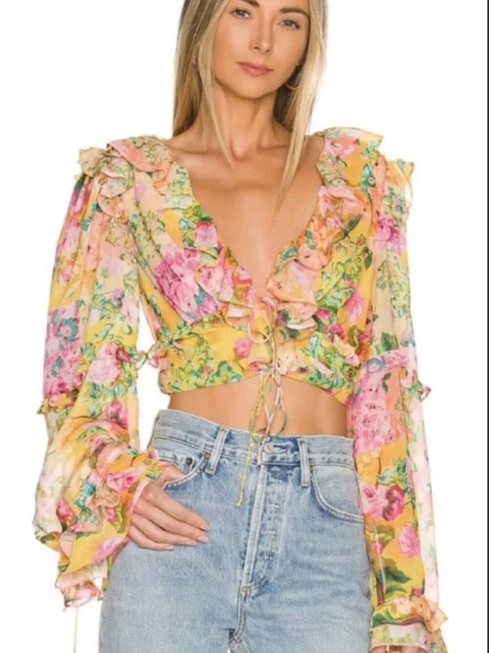 For Love and Lemons Nina Top